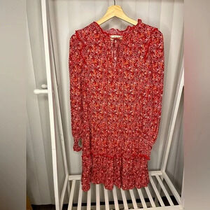 Max Studio Floral Ruffle Dress - Size S